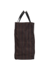 Striped Shopping Tote, side view